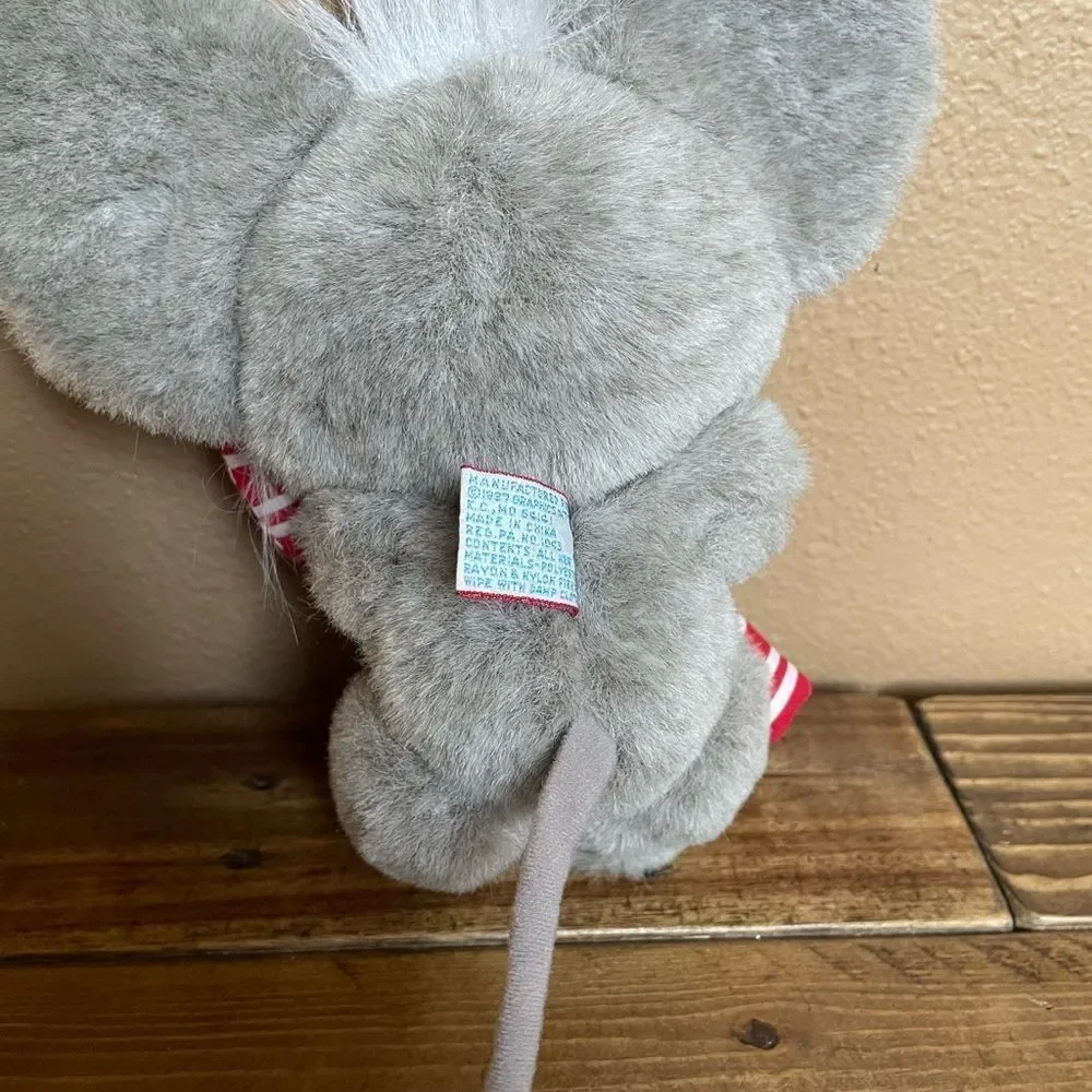 Heartland 1987 Plush Mouse with Candy Cane